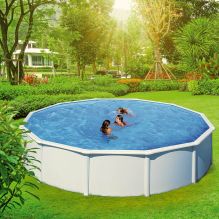 PONTAQUA WHITE 460 x 120 cm családi merevfalú medence 