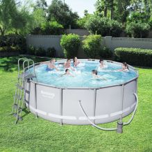 Bestway SANTORINI fémvázas medence szett 427 x 122 cm