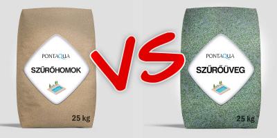 Szűrőüveg vagy szűrőhomok? Esetleg textil-labda?